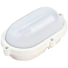   Tracon 230 VAC, 50 Hz, 8 W, 710 lm, 4000 K, IP65, EEI=F LHIPO8W Védett, műanyag házas LED hajólámpa, ovális forma 5997374220453