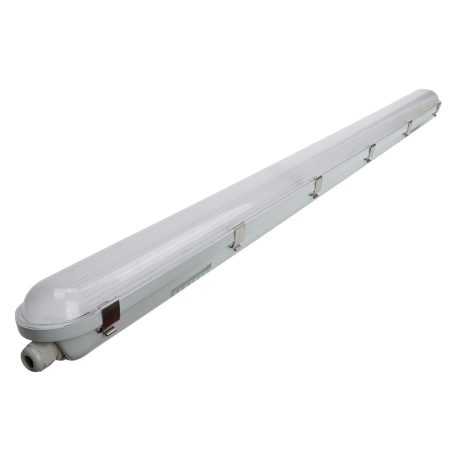 Tracon 230 VAC, 18/4 W, 2700/140 lm, 3 h, 4000 K, IP65, IK08, EEI=D LVH1218E Védett LED ipari lámpatest vészvilágító funkcióval 5997374223317