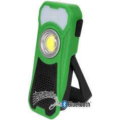   Tracon 10/3W, 6000K, 3.7V 3000mAh, 500/180lm, 3,5h, Bluetooth 4.2 STLBT10W Akkumulátoros LED kézi lámpa Bluetooth hangszóróval 5997374220071