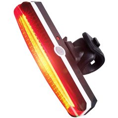   Tracon 1,5 W, 3.7V 500 mAh, 100 lm, 2 h, IP65 BLCH1,5W Akkumulátoros LED bicikli lámpa, hátsó, piros 5997374219891