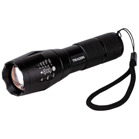 Tracon 4,5 W, 500 lm, 3 h, 3,7 V, 1500 mAh 18650 Li-Ion KL600B Akkumulátoros ledes kézi lámpaállítható fókusszal 5997374213905