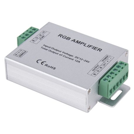 Tracon 12-24 VDC, 12 A LPRGB Jelerősítő RGB LED szalagokhoz 5997374200455