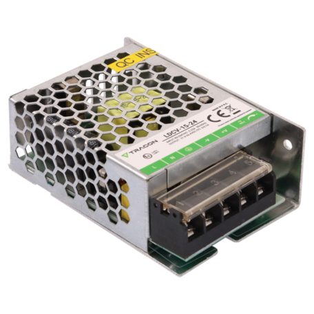 Tracon 90-264VAC/24VDC,15W,0-0,7A, IP20 LDCV-15-24 Fém házas LED meghajtó 5997374232210