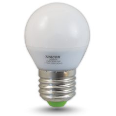   Tracon 230 VAC, 5 W, 2700 K, E27, 380 lm, 200°, G45, EEI=G LG455W LED fényforrás 5997374197878