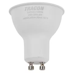   Tracon 230V,50Hz,GU10,8W,720lm,4000K,120°,SAMSUNG chip, EEI=F SMDSGU108NW Műanyag házas SMD LED spot fényforrás SAMSUNG chippel 5997374219372