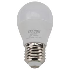   Tracon 230V,50Hz,8W,4000K,E27,720 lm,180°,G45,SAMSUNG chip, EEI=F LGS458NW Gömb burájú LED fényforrás SAMSUNG chippel 5997374219181