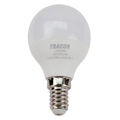   Tracon 230V,50Hz,5W,4000K,E14,460 lm,180°,G45,SAMSUNG chip, EEI=F LMGS455NW Gömb burájú LED fényforrás SAMSUNG chippel 5997374219266