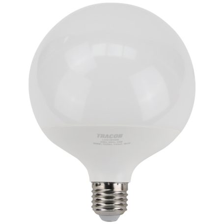 Tracon 230V,50Hz,18W,3000K,E27,1820lm,270°,G120,SAMSUNG chip, EEI=F LGS12018W Gömb burájú LED fényforrás SAMSUNG chippel 5997374219150