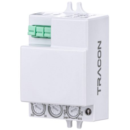 Tracon 230V, 50Hz, 5,8GHz, 360°, 1-8m, 10s-12min, 3-2000lux, IP20 TMB-L01D Mozgásérzékelő, mikrohullámú, lámpába 5997374190305