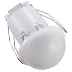   Tracon 220-240 VAC, 20 m, 360°, 10 s-30 min, <3-2000 lx, IP54 TMB-061E Mozgásérzékelő, infra, süllyesztett, fehér 5997374162944