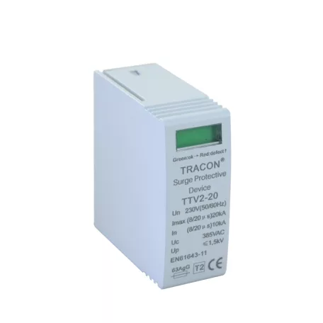 Tracon 1000 VDC, 20/40 kA (8/20us) TTV2-40-DC-1000-M DC túlfszültség levezető betét 5997374198233