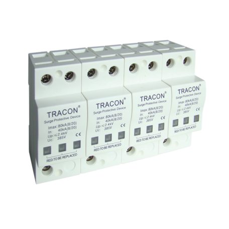 Tracon 40kA, 4P TTV-B440 Túlfeszültségvédő készülék, 2.-es típus 5997374144506