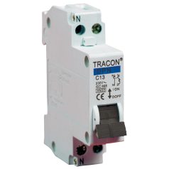   Tracon 20A, 4,5kA DPN-C-20 Kismegszakító, 1+N pólus, C karakterisztika 5997374117098