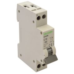   Tracon 25A, C, 1P+N, 4,5kA EVONC25 Kismegszakító, 1+N pólus, C karakterisztika 5997374208291