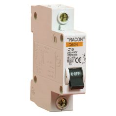   Tracon 10A, 6kA B60-10-1 Kismegszakító, 1 pólus, B karakterisztika 5997374116763