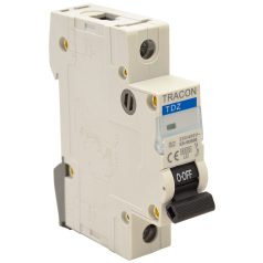   Tracon 6A, 6kA TDZ-1B-6 Kismegszakító, 1 pólus, B karakterisztika 5997374124034