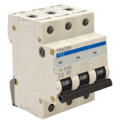   Tracon 6A, 6kA TDZ-3B-6 Kismegszakító, 3 pólus, B karakterisztika 5997374124218