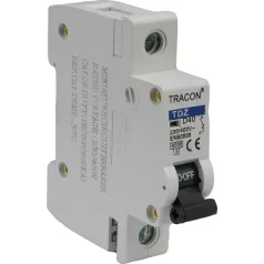   Tracon 50A, 6kA TDZ-1D-50 Kismegszakító, 1 pólus, D karakterisztika 5997374124850