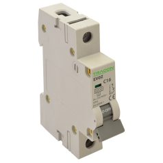   Tracon 10A, B, 1P, 6kA EVOZ1B10 Kismegszakító, 1 pólus, B karakterisztika 5997374208352