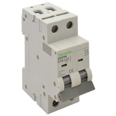   Tracon 10A, B, 2P, 10kA TDA-2B-10 Kismegszakító, 2 pólus, B karakterisztika 5997374179867
