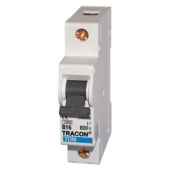   Tracon 20A, 10kA TDM-1B-20 Kismegszakító, 1 pólus, B karakterisztika 5997374145732