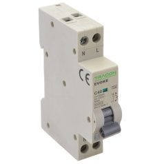   Tracon B32, 30mA, 6kA, A EVOKEAB3203 Kombinált védőkapcsoló, elektronikus, 2P, 1 modul, B kar. 5997374150255
