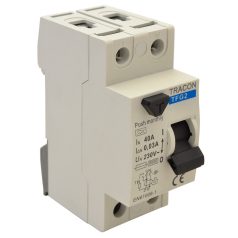   Tracon 16A, 100mA, 6kA, A / AC TFG2-16100 Áram-védőkapcsoló, 2 pólusú 5997374138406
