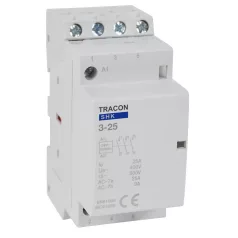   Tracon 230V AC, 50Hz, 2 Mod, 3×NO, AC1/AC7a, 25A SHK3-25 Installációs kontaktor 5997374214551