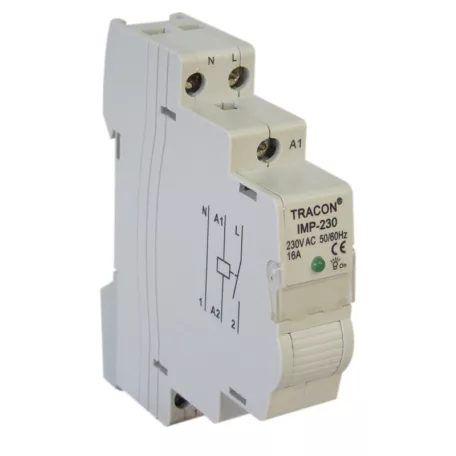 Tracon 12VAC; 16A/230V IMP-12 Impulzusrelé 5997374192415