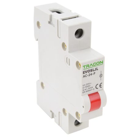 Tracon 24V AC SLJL-AC24-P Sorolható ledes jelzőlámpa, vörös 5997374179454