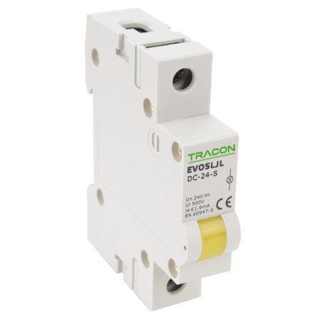 Tracon 24V DC SLJL-DC24-S Sorolható ledes jelzőlámpa, sárga 5997374179577