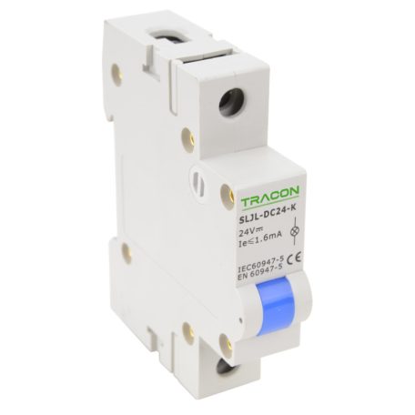 Tracon 24V DC SLJL-DC24-K Sorolható ledes jelzőlámpa, kék 5997374179591