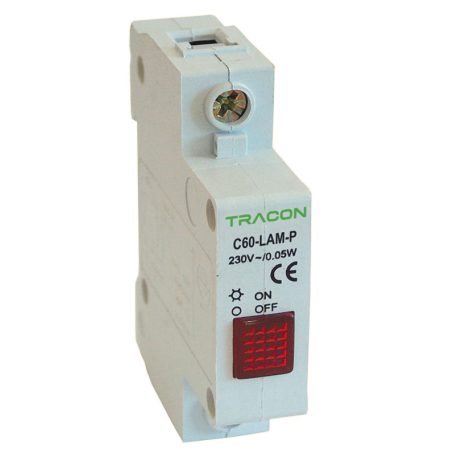 Tracon 230V, 0,6 W C60-LAM-P-L Sorolható ledes jelzőlámpa, piros 5997374162326