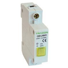   Tracon 230V, 0,6 W C60-LAM-S-L Sorolható ledes jelzőlámpa, sárga 5997374162340