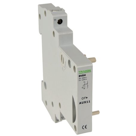 Tracon 230V, 50Hz, In:6A W=9mm; 0,5-4mm2 EVOH-AUX11 Segédérintkező EVOH kismegszakítóhoz 5997374210782