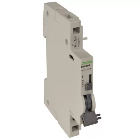 Tracon 230V, 50Hz, In:6A W=9mm; 0,5-4mm2 EVOTDA-AUX11 Segédérintkező EVOTDA kismegszakítóhoz 5997374210799