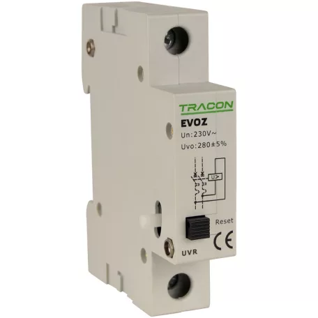 Tracon Un:230VAC, 50Hz, Udown:170VAC EVOZ-UVR Feszültségcsökkenési kioldó EVOZ-hez 5997374210850