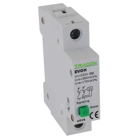 Tracon Un:230VAC, 50Hz, Udown:170VAC, Uup:270VAC EVOH-UOVR Feszültségcsökkenési-növekedési kioldó EVOH-hoz 5997374218627