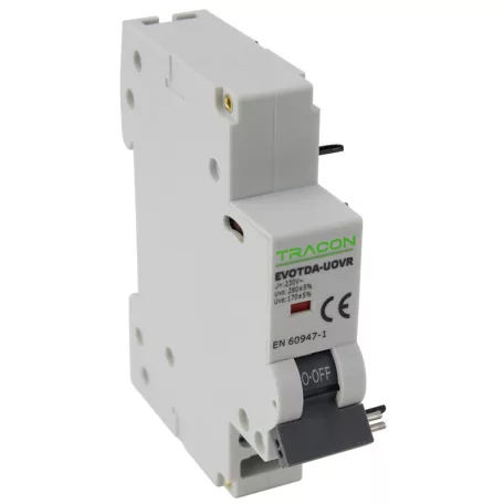 Tracon Un:230VAC, 50Hz, Udown:170VAC, Uup:270VAC EVOTDA-UOVR Feszültségcsökkenési-növekedési kioldó EVOTDA-hoz 5997374218634