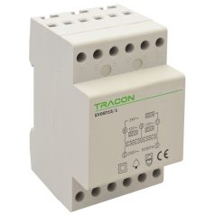   Tracon 230V/12-24V AC, Psmax.:15VA, Is:0,62A EVOBT24/1 Biztonsági (csengő) transzformátor 5997374210935