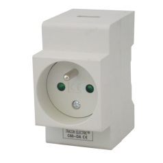   Tracon 230V, 16A, 2P+E C60-DA Sorolható csatlakozó aljzat, csapos védőérintkezővel 5997374167055