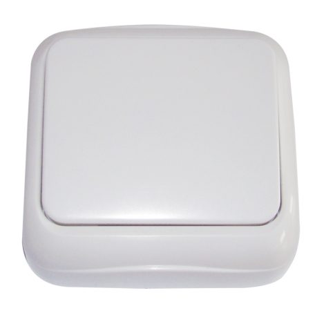 Tracon 10AX/250VAC, IP20 (102) TTK-03 Falon kívüli kétpólusú kapcsoló (tapétakapcsoló) 5997374167192