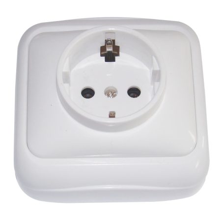 Tracon 16A/250VAC, IP20 TTK-11 Falon kívüli csatlakozóaljzat (tapétakapcsoló) 5997374167260