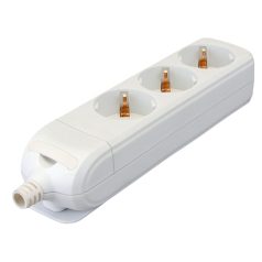   Tracon 3×SCHUKO, max.16A, 250VAC HUR-03 Újravezetékezhető, hordozható elosztósáv 5997374149839