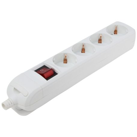 Tracon 4×SCHUKO, max.16A, 250VAC HUR-04K Újravezetékezhető, hordozható elosztósáv 5997374188845