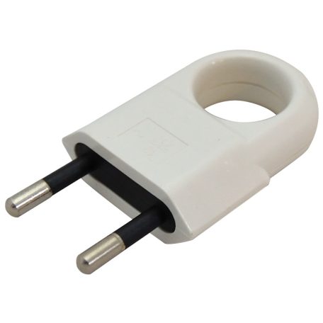 Tracon 1×EURO, 250VAC, max.10A TCSDLH Szerelhető csatlakozódugó,lapos húzható H03VV-F2x0,75 5997374197786
