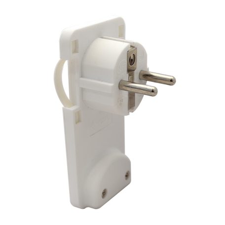 Tracon 250VAC, max.10/16A (DUAL Schuko/French) TCSDR Rejthető szerelhető csatlakozódugó,lapos,fehér 5997374195133