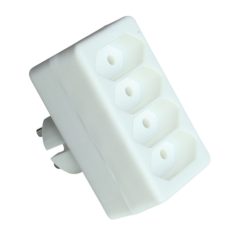   Tracon 4×EURO, 250VAC, max.2,5A TN4 Többférőhelyes átalakító csatlakozó 5997374107723