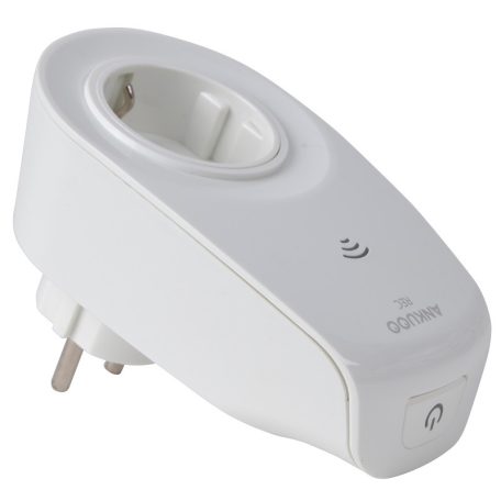 Tracon 230 V, 50 Hz, 16 A, MAX. 3500 W, Wi-Fi: 2.4 GHz WANKUOOSW6301 Csatlakozó aljzat adapter wifis kapcsolóval 5997374213806