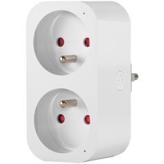   Tracon 2xFRENCH, 240VAC, 16A TNSM2-FR Okos csatlakozó adapter 5997374126298